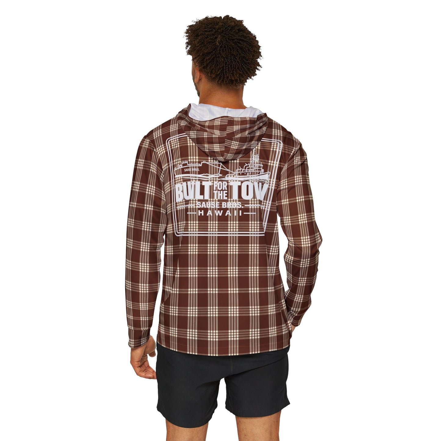SAUSE Palaka print Hoodie — 'Built for the Tow'