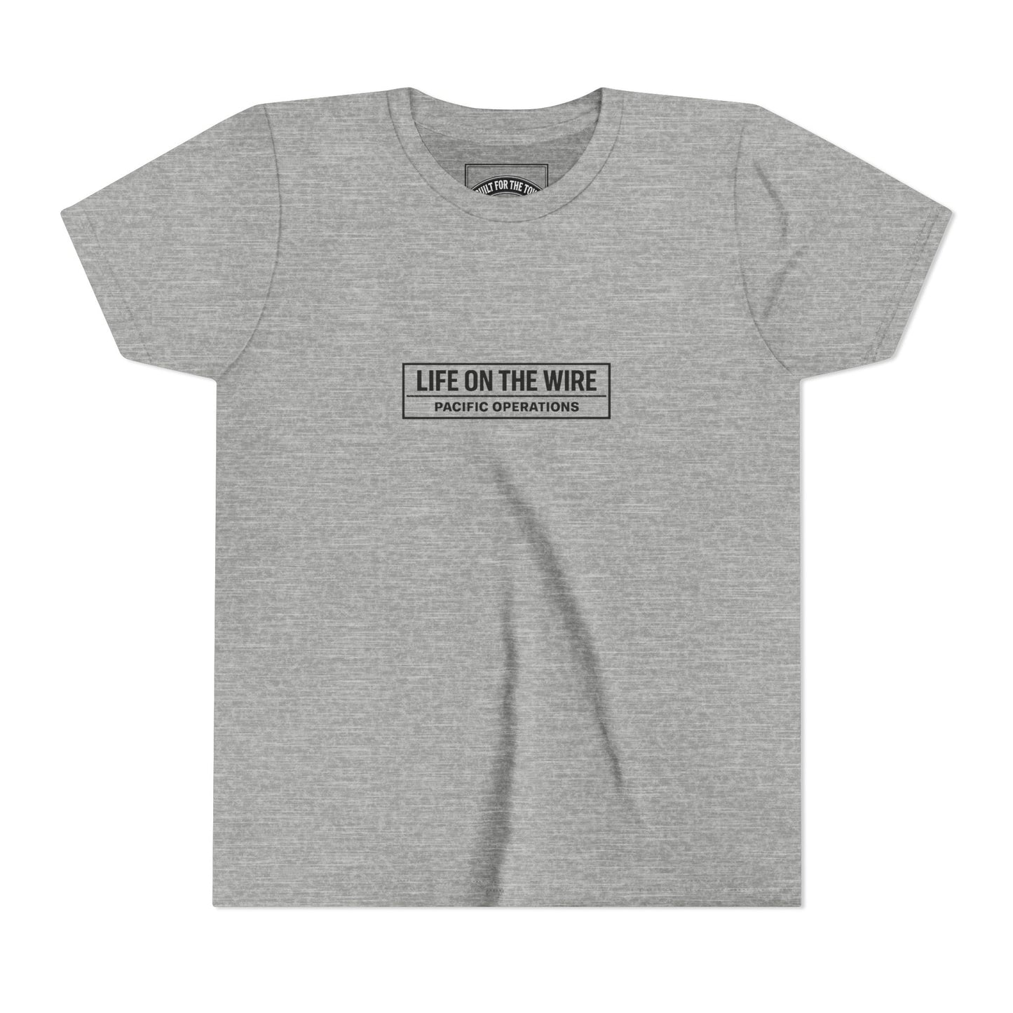 Youth Tee — Life on the Wire Tugboat Graphic