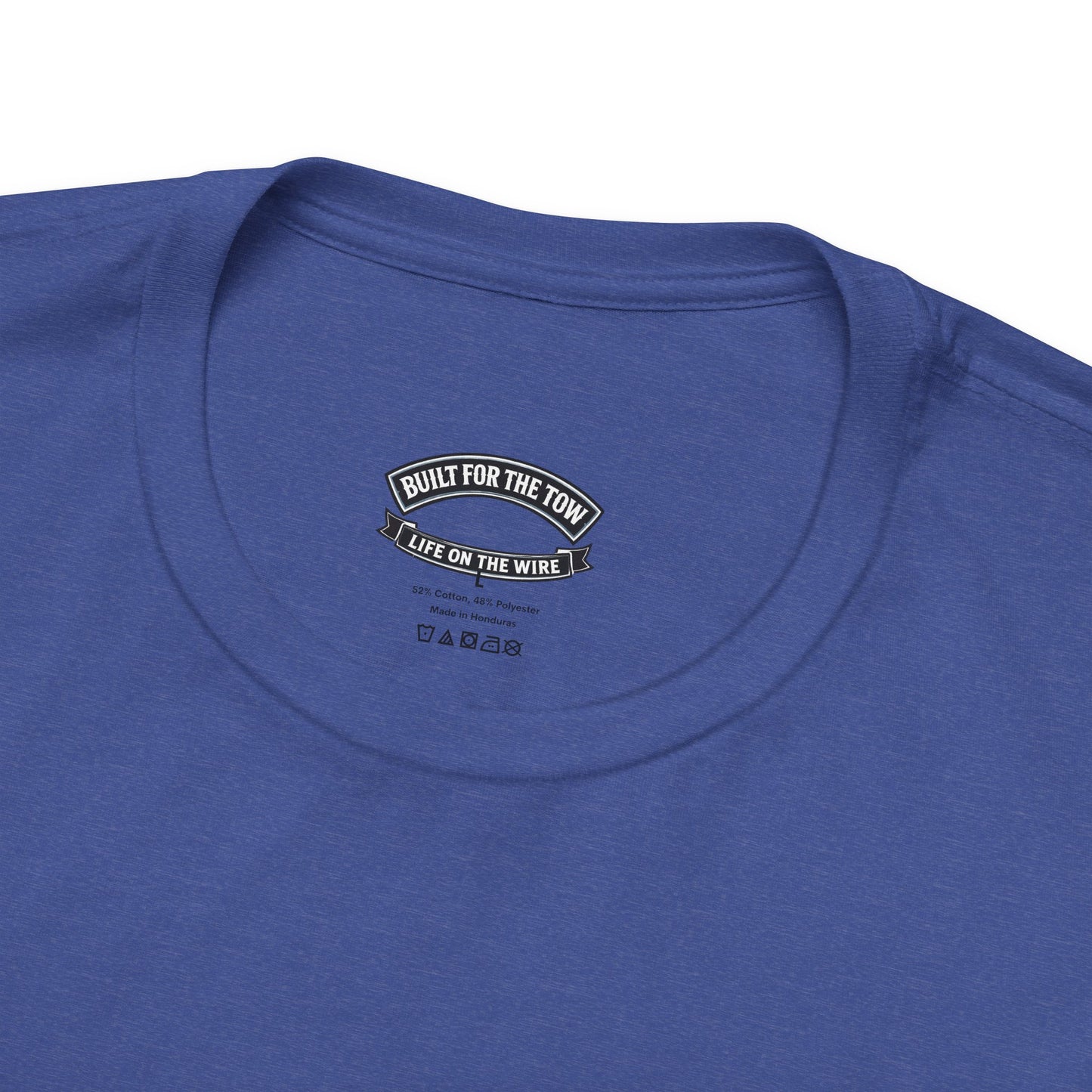 Tugboat Crew T‑Shirt — "Built for the Tow" Marine Crew Tee