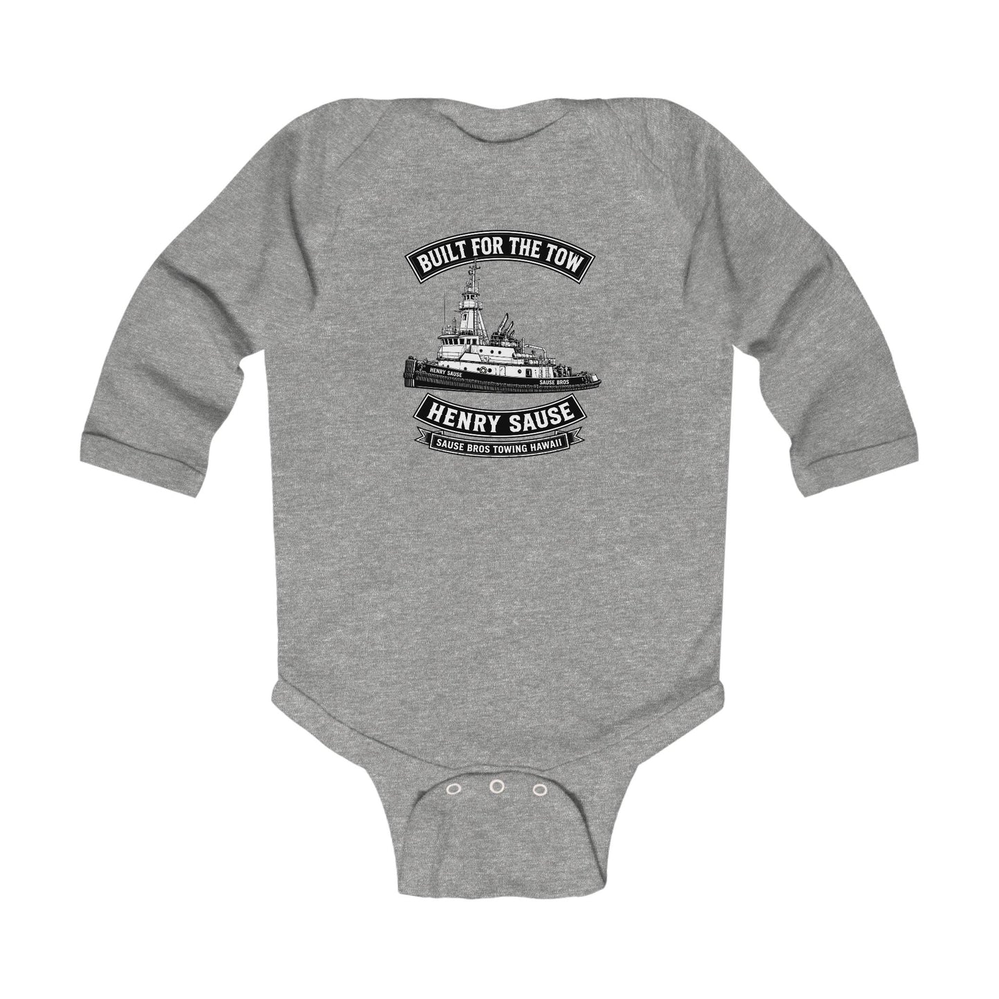 Infant Bodysuit "Built for the Tow" Tugboat Graphic — Henry Sause Design
