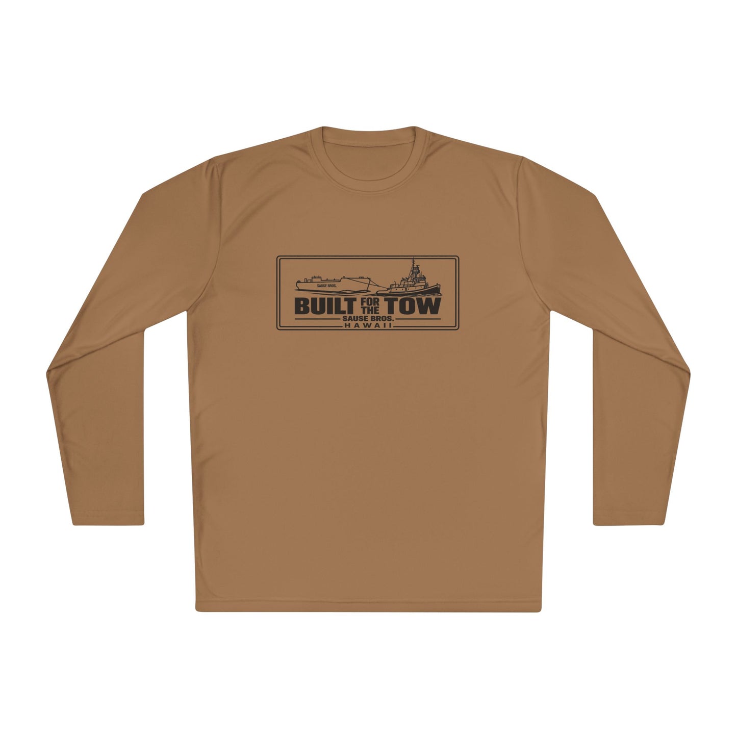 Built for the Tow  DRI FIT Long Sleeve Tee — Crew Boat Towing Graphic Shirt