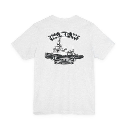 Tugboat Crew T‑Shirt — "Built for the Tow" Marine Crew Tee