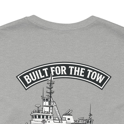 Tugboat Crew T‑Shirt — "Built for the Tow" Marine Crew Tee
