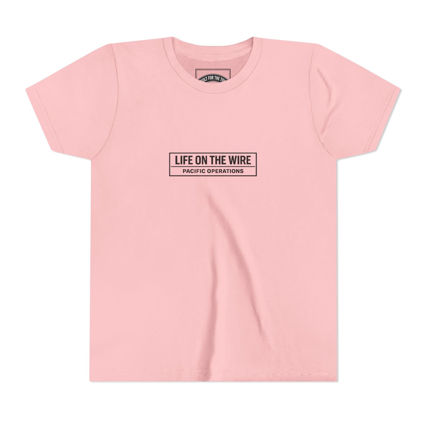 Youth Tee — Life on the Wire Tugboat Graphic