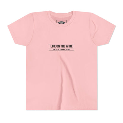 Youth Tee — Life on the Wire Tugboat Graphic