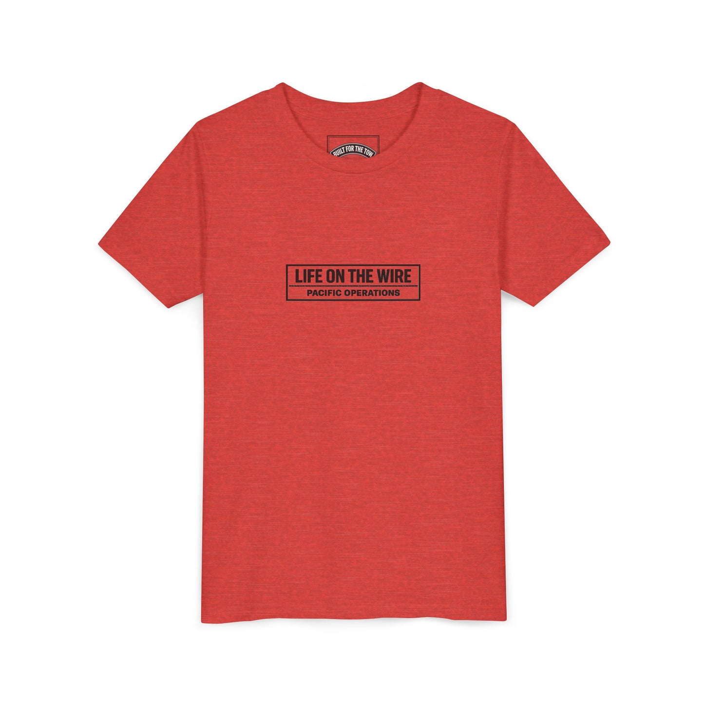 Youth Tee — Life on the Wire Tugboat Graphic
