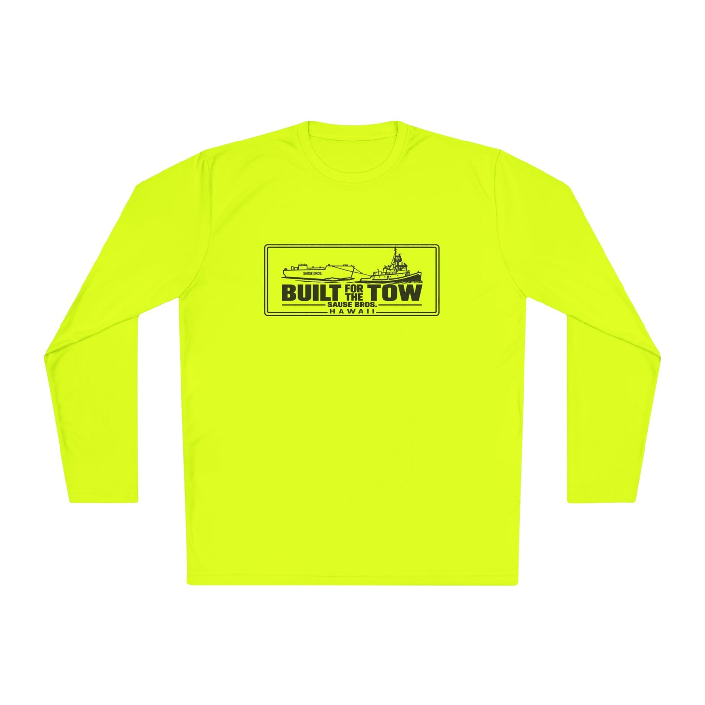 Built for the Tow  DRI FIT Long Sleeve Tee — Crew Boat Towing Graphic Shirt