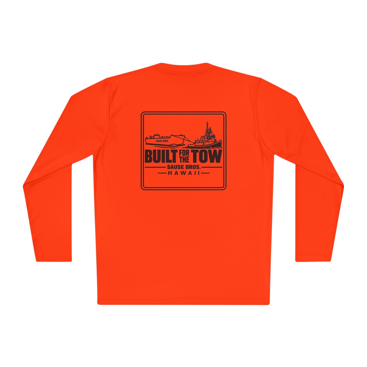 Built for the Tow  DRI FIT Long Sleeve Tee — Crew Boat Towing Graphic Shirt