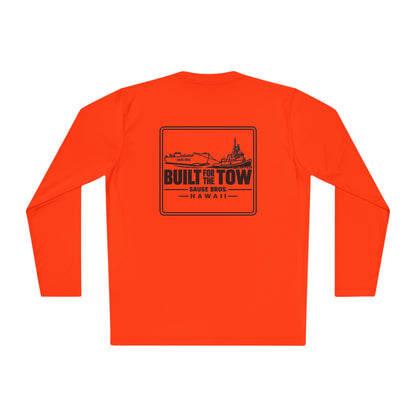 Built for the Tow  DRI FIT Long Sleeve Tee — Crew Boat Towing Graphic Shirt
