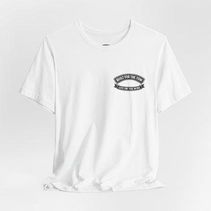 Built for the Tow T-Shirt — Tug Capt. Les EASOM Towboat Crew Tee