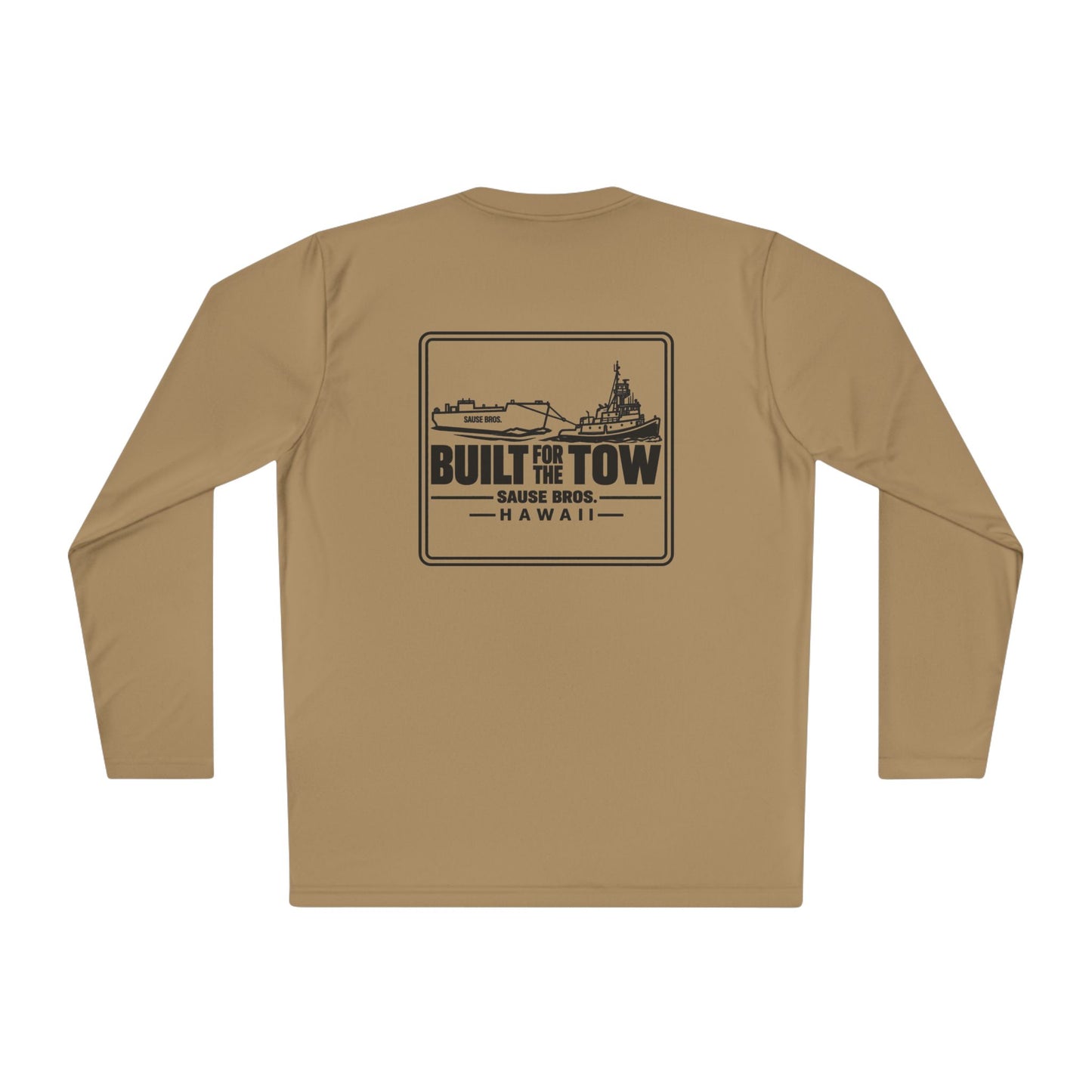 Built for the Tow  DRI FIT Long Sleeve Tee — Crew Boat Towing Graphic Shirt