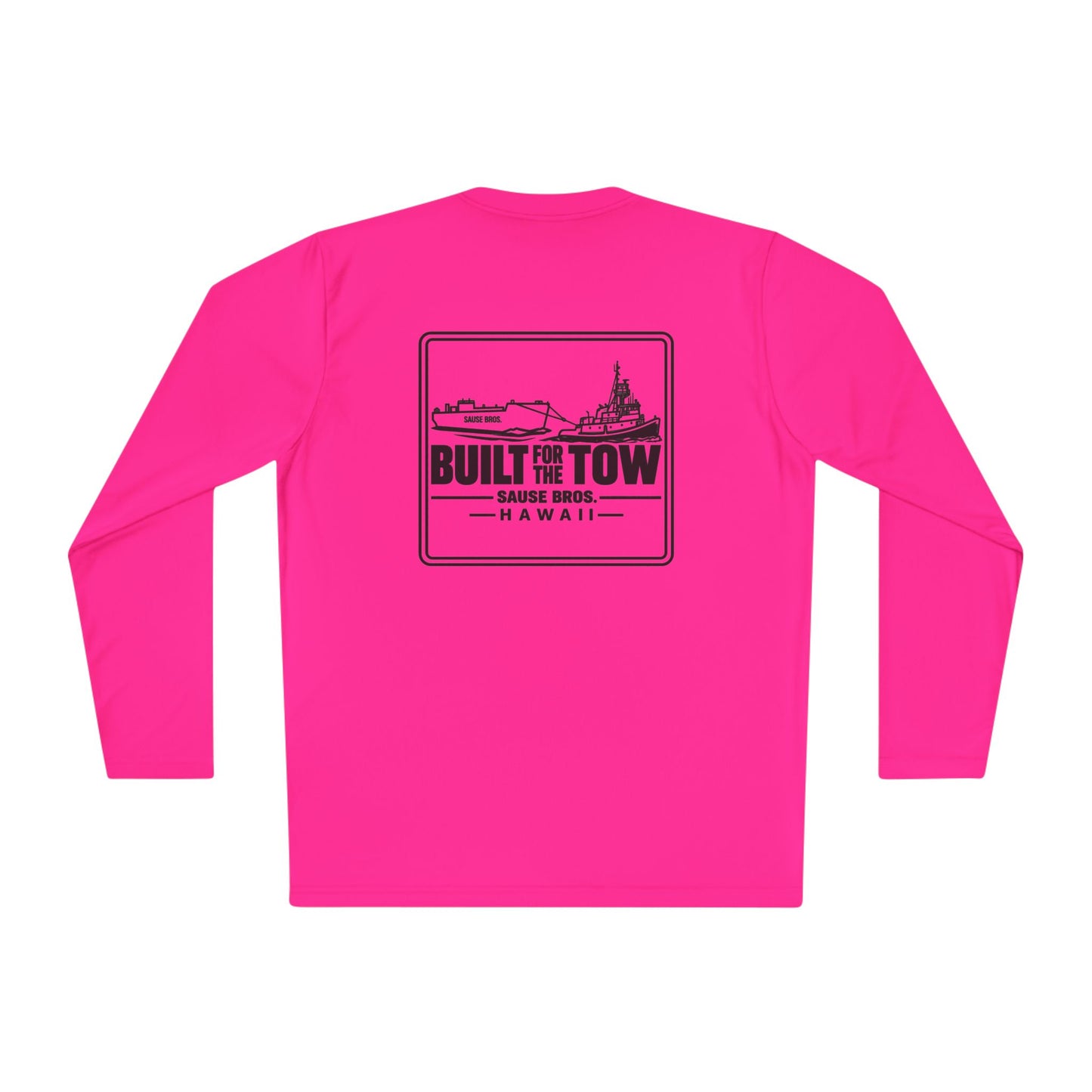 Built for the Tow  DRI FIT Long Sleeve Tee — Crew Boat Towing Graphic Shirt