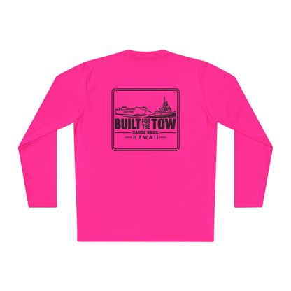 Built for the Tow  DRI FIT Long Sleeve Tee — Crew Boat Towing Graphic Shirt