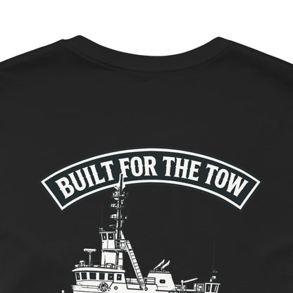 Tugboat Crew T‑Shirt — "Built for the Tow" Marine Crew Tee