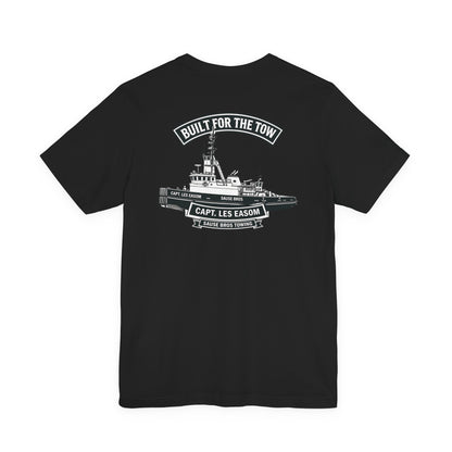 Tugboat Crew T‑Shirt — "Built for the Tow" Marine Crew Tee