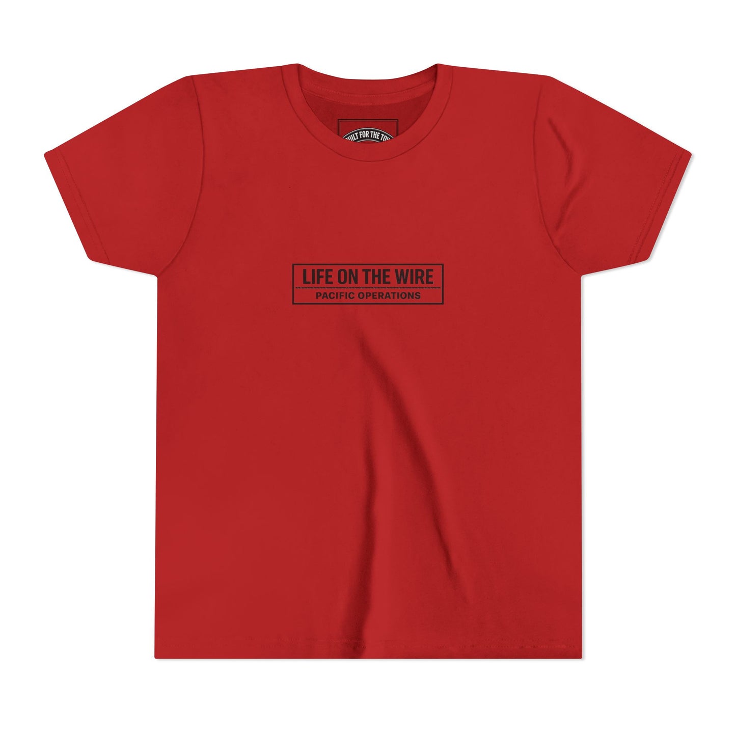 Youth Tee — Life on the Wire Tugboat Graphic