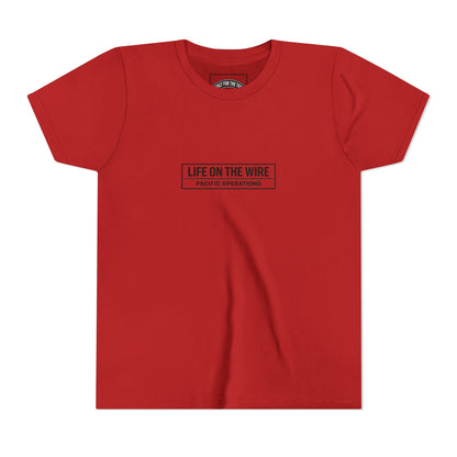 Youth Tee — Life on the Wire Tugboat Graphic