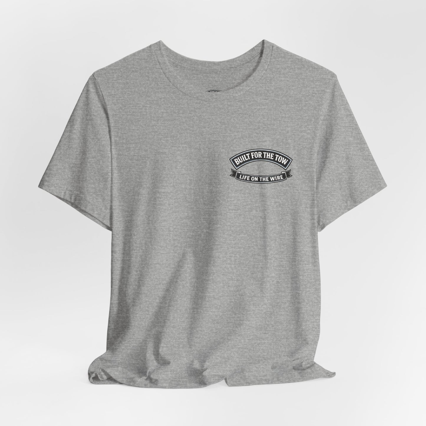 Built for the Tow T-Shirt — Tug Capt. Les EASOM Towboat Crew Tee