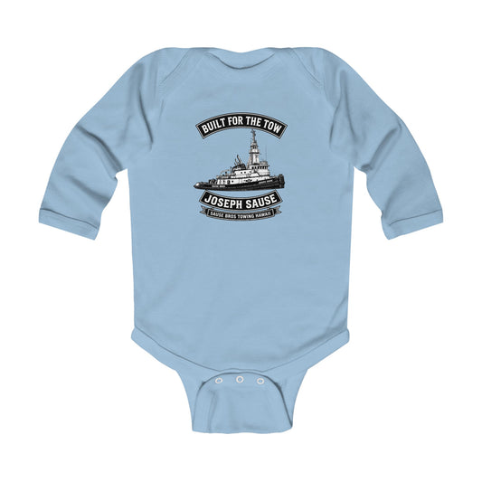 Infant Bodysuit "Built for the Tow" Tugboat Graphic — Joseph Sause Design