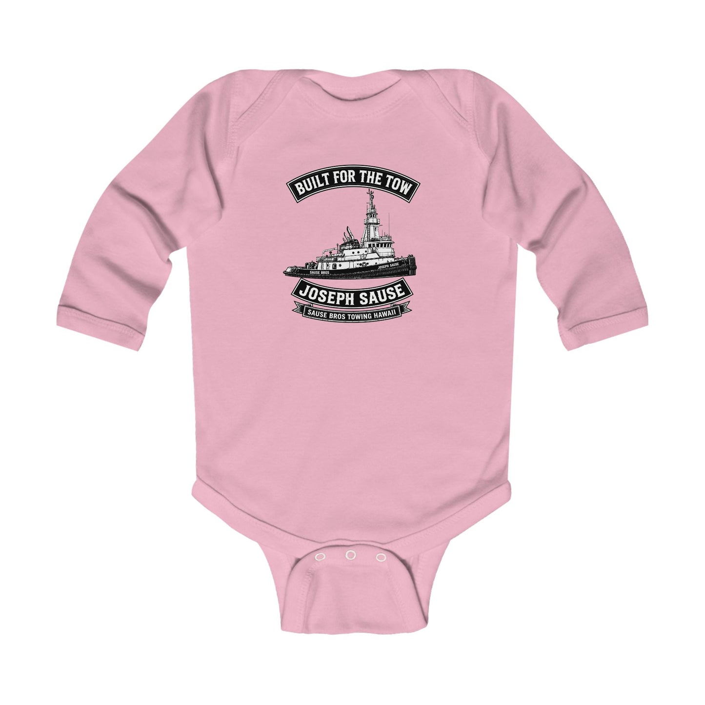 Infant Bodysuit "Built for the Tow" Tugboat Graphic — Joseph Sause Design