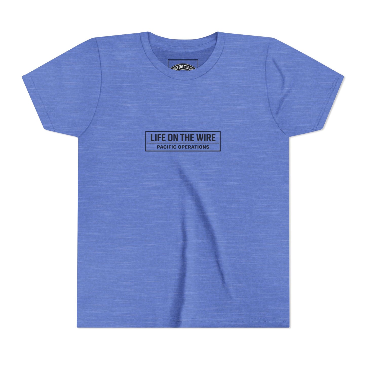 Youth Tee — Life on the Wire Tugboat Graphic