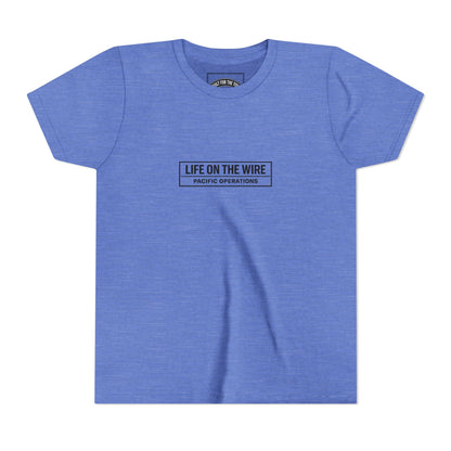 Youth Tee — Life on the Wire Tugboat Graphic