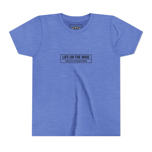 Youth Tee — Life on the Wire Tugboat Graphic