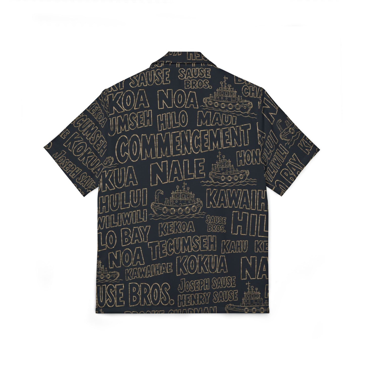 Vintage Island Aloha Shirt — Built for the Tow Hawaii Maritime Shirt