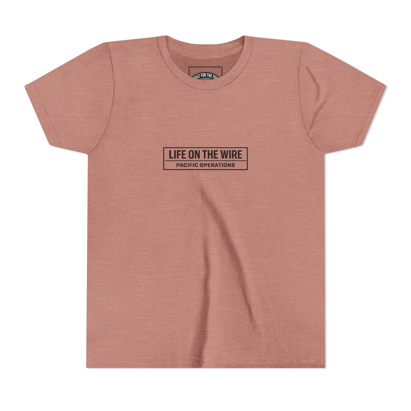 Youth Tee — Life on the Wire Tugboat Graphic