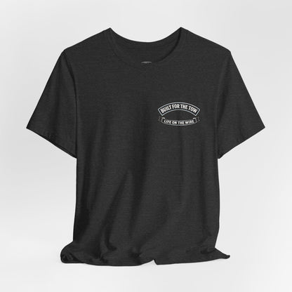 Built for the Tow T-Shirt — Tug Capt. Les EASOM Towboat Crew Tee