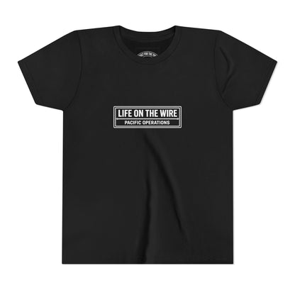 Youth Tee — Life on the Wire Tugboat Graphic