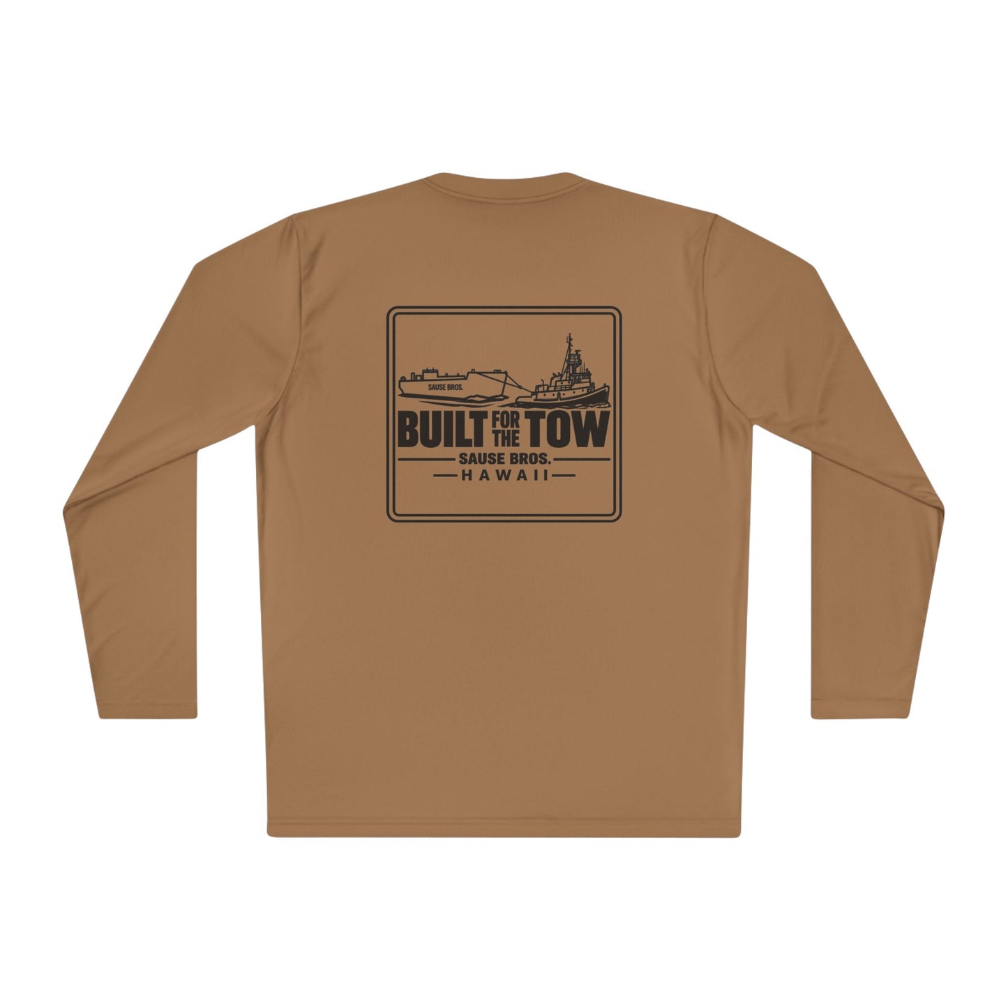Built for the Tow  DRI FIT Long Sleeve Tee — Crew Boat Towing Graphic Shirt