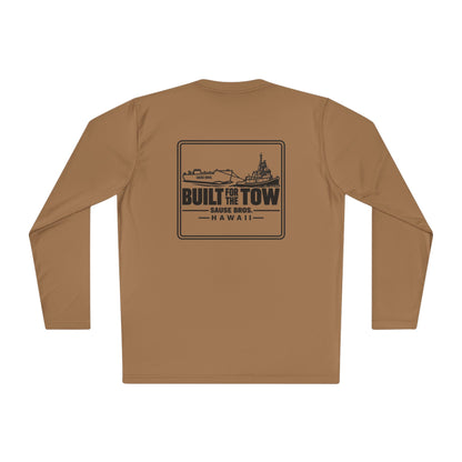 Built for the Tow  DRI FIT Long Sleeve Tee — Crew Boat Towing Graphic Shirt