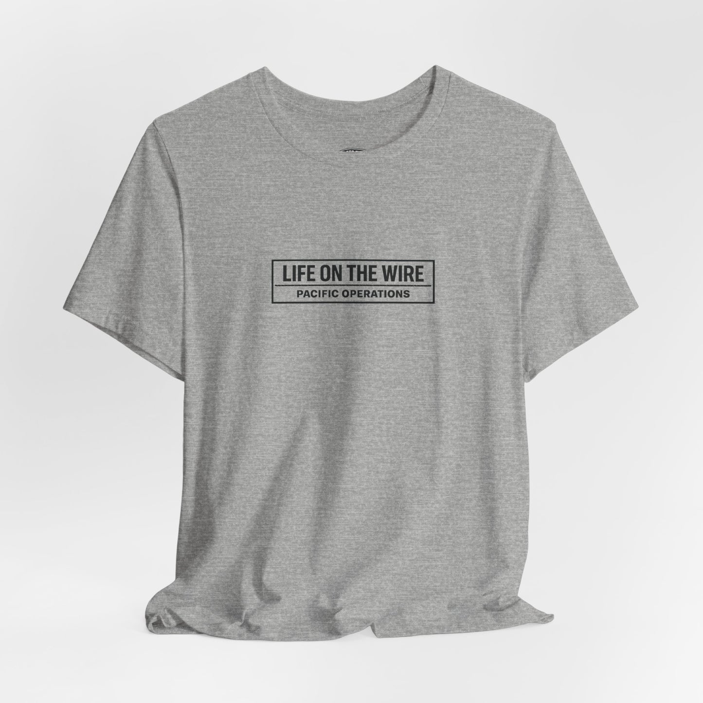 T-Shirt — "Life on the Wire / Built for the Tow" Towboat Crew Tee