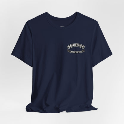 Built for the Tow T-Shirt — Tug Capt. Les EASOM Towboat Crew Tee