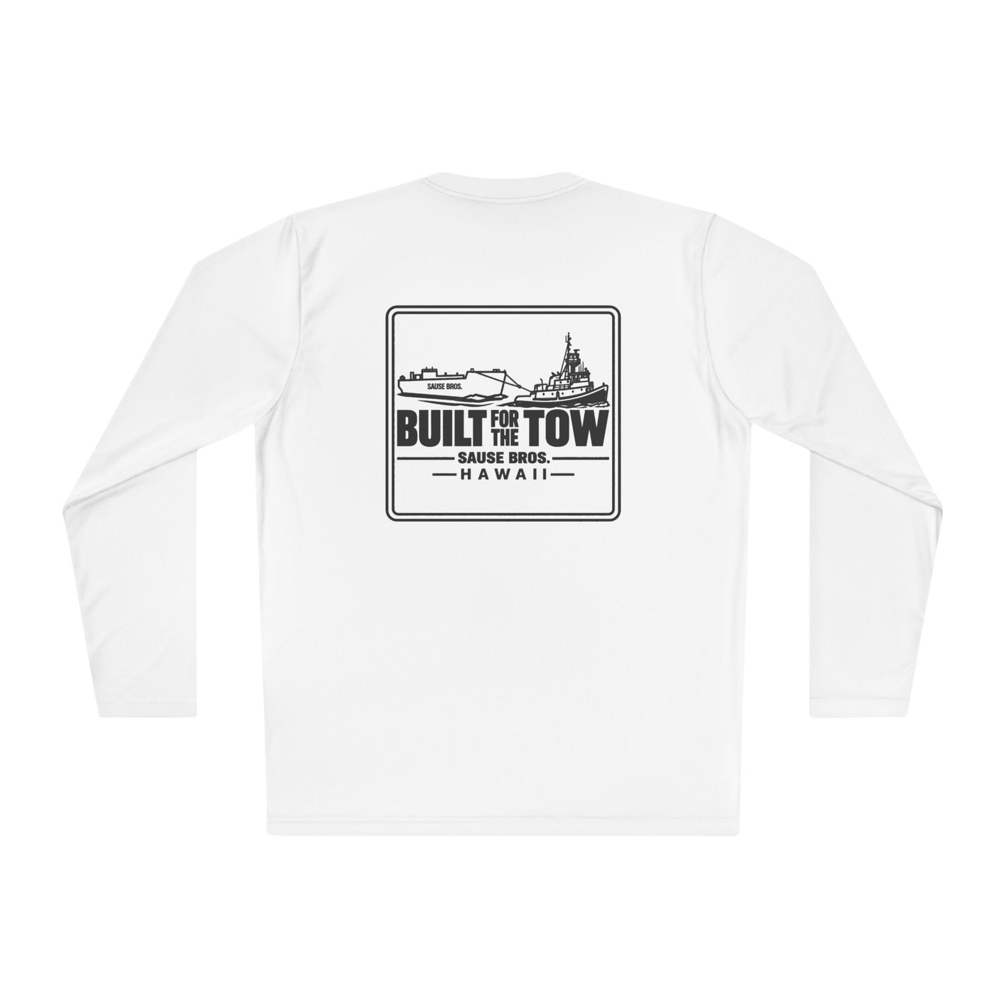 Built for the Tow  DRI FIT Long Sleeve Tee — Crew Boat Towing Graphic Shirt