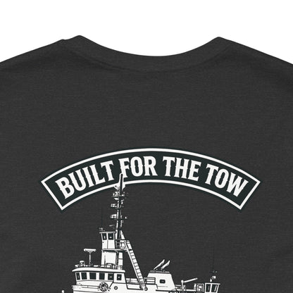 Tugboat Crew T‑Shirt — "Built for the Tow" Marine Crew Tee