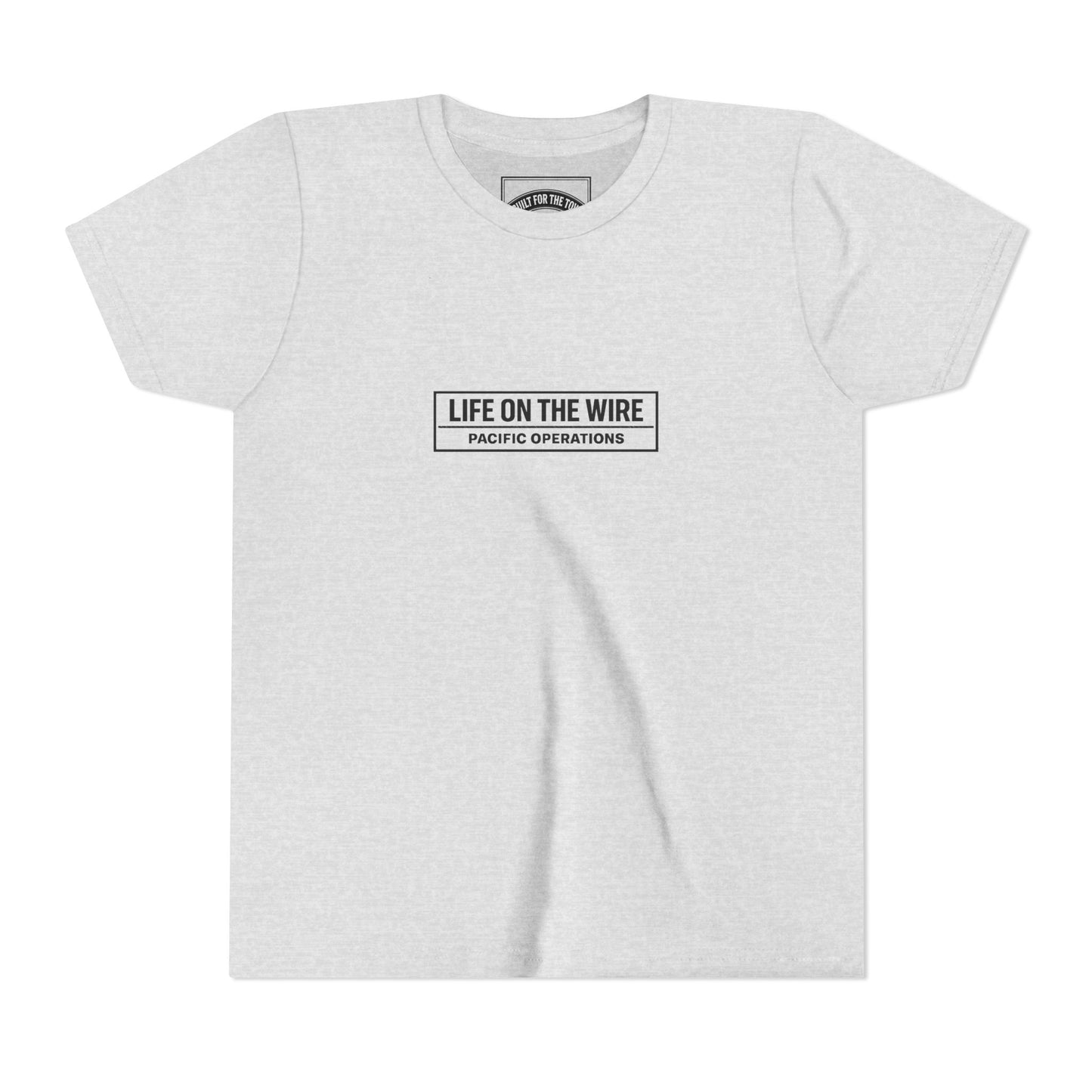 Youth Tee — Life on the Wire Tugboat Graphic