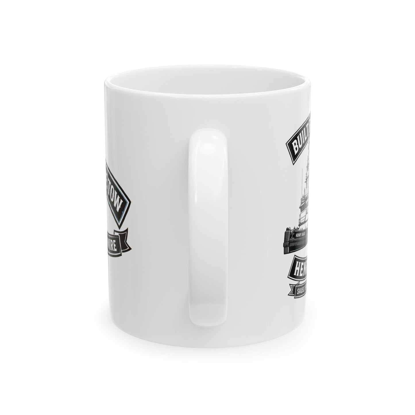 Built for the Tow Mug Henry Sause– 'Built for the Tow, Life on the wire' Ceramic Coffee Cup (11oz, 15oz)