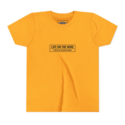 Youth Tee — Life on the Wire Tugboat Graphic