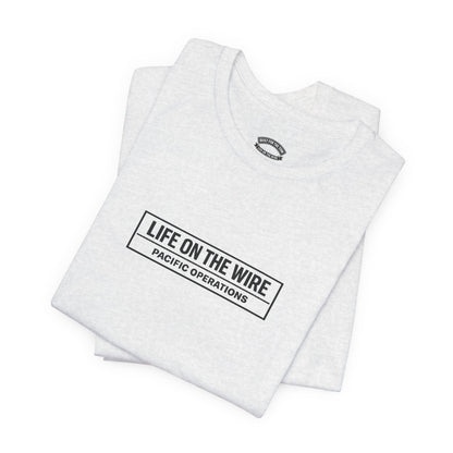 Life on the Wire Tugboat T-Shirt — Built for the Tow Maritime Tee