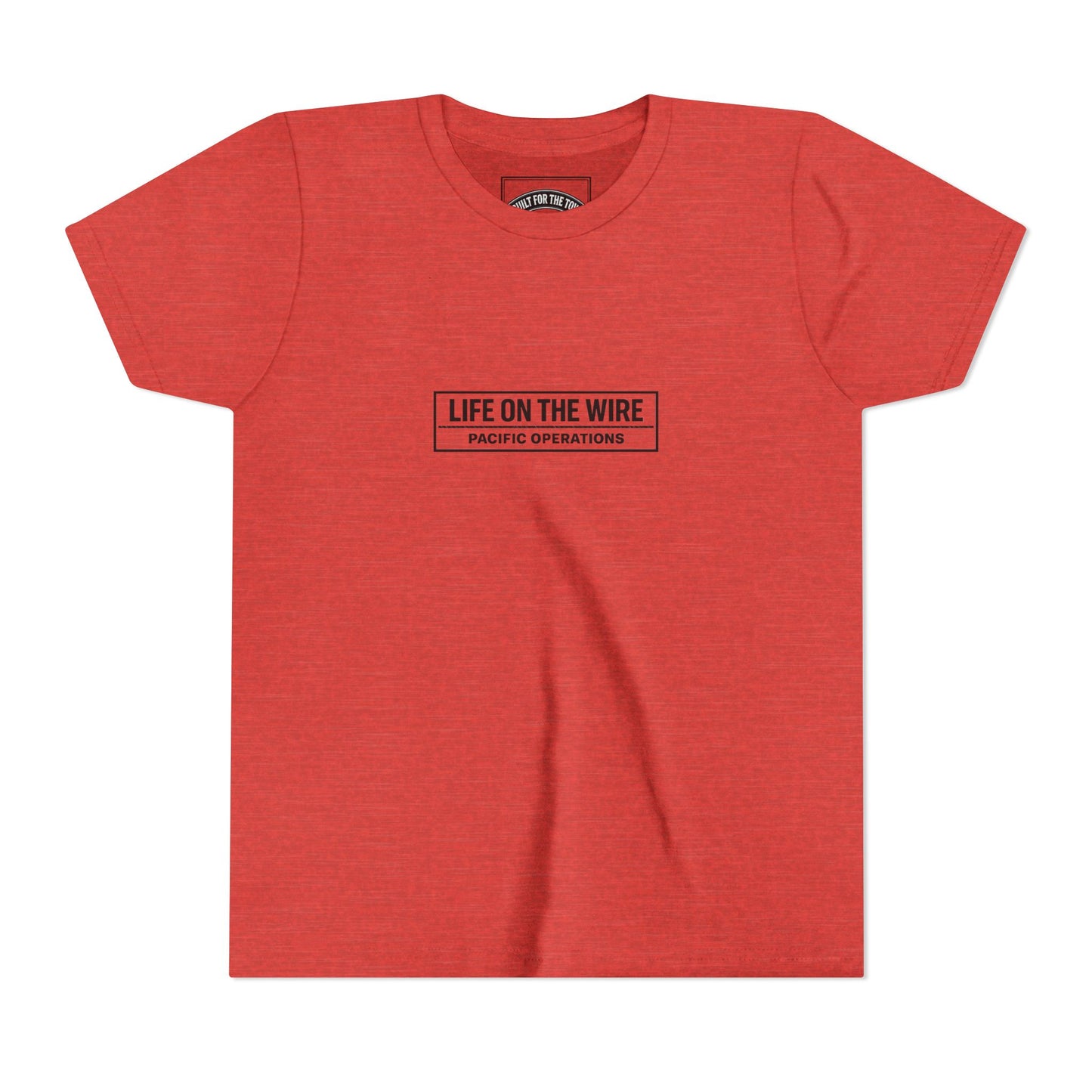 Youth Tee — Life on the Wire Tugboat Graphic
