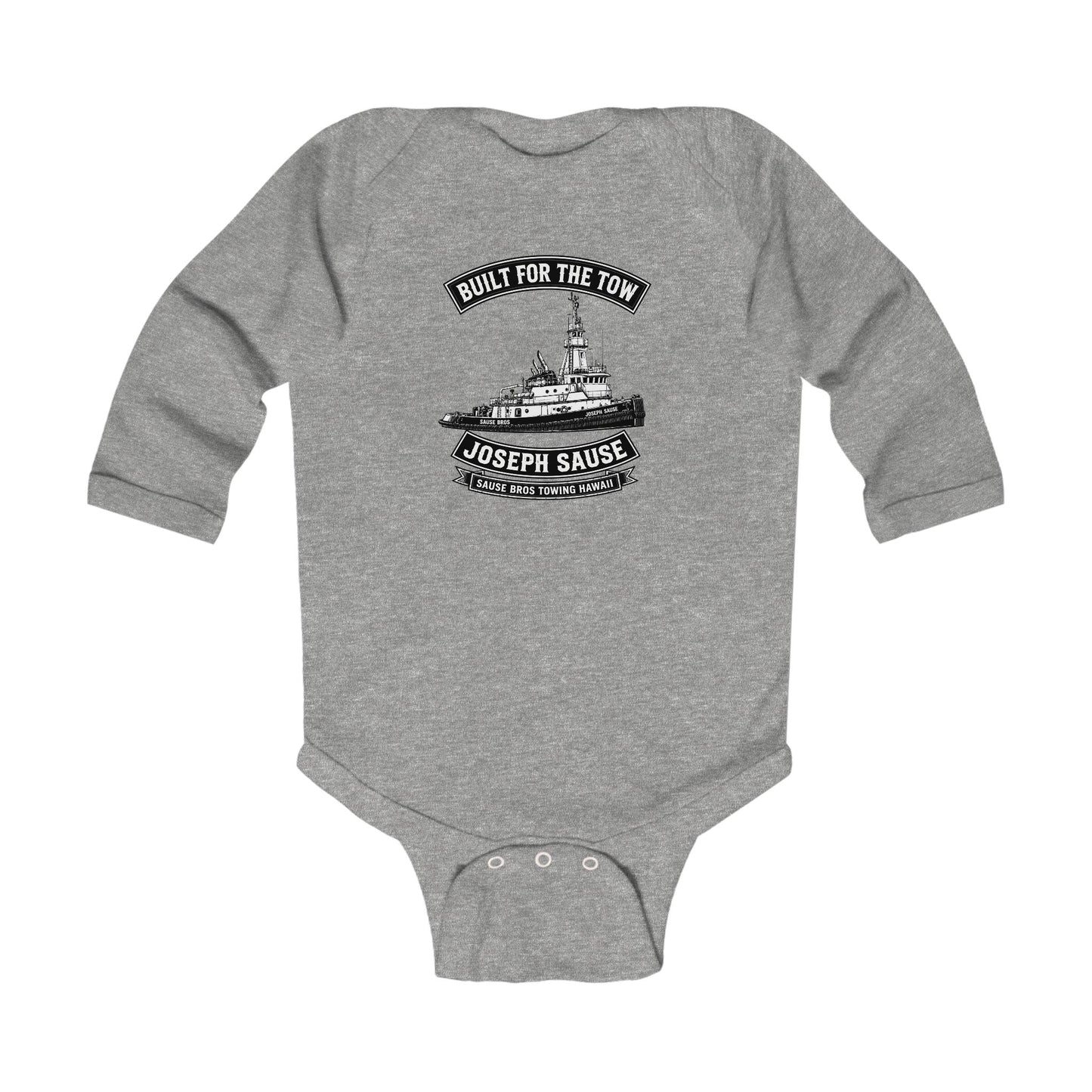 Infant Bodysuit "Built for the Tow" Tugboat Graphic — Joseph Sause Design