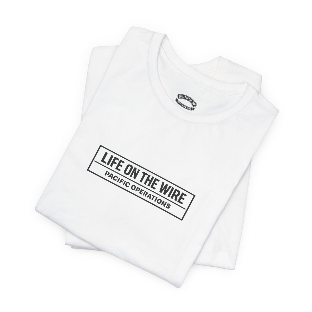 Life on the Wire Tugboat T-Shirt — Built for the Tow Maritime Tee