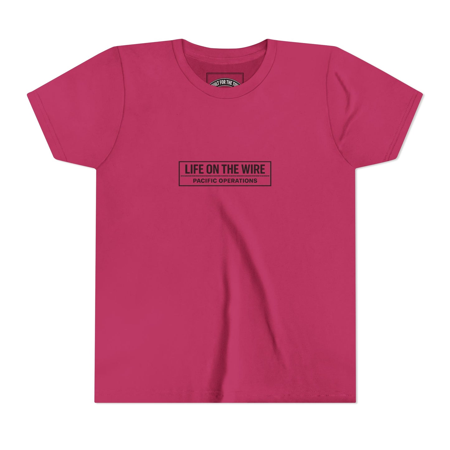 Youth Tee — Life on the Wire Tugboat Graphic