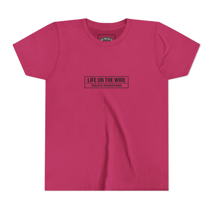 Youth Tee — Life on the Wire Tugboat Graphic