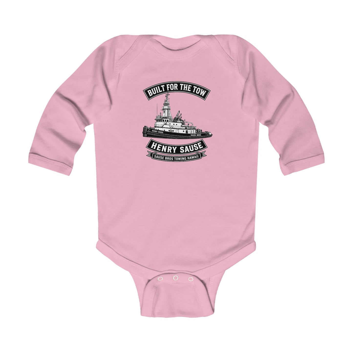 Infant Bodysuit "Built for the Tow" Tugboat Graphic — Henry Sause Design
