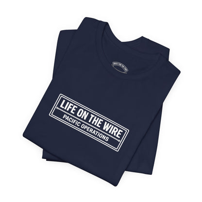 T-Shirt — "Life on the Wire / Built for the Tow" Towboat Crew Tee
