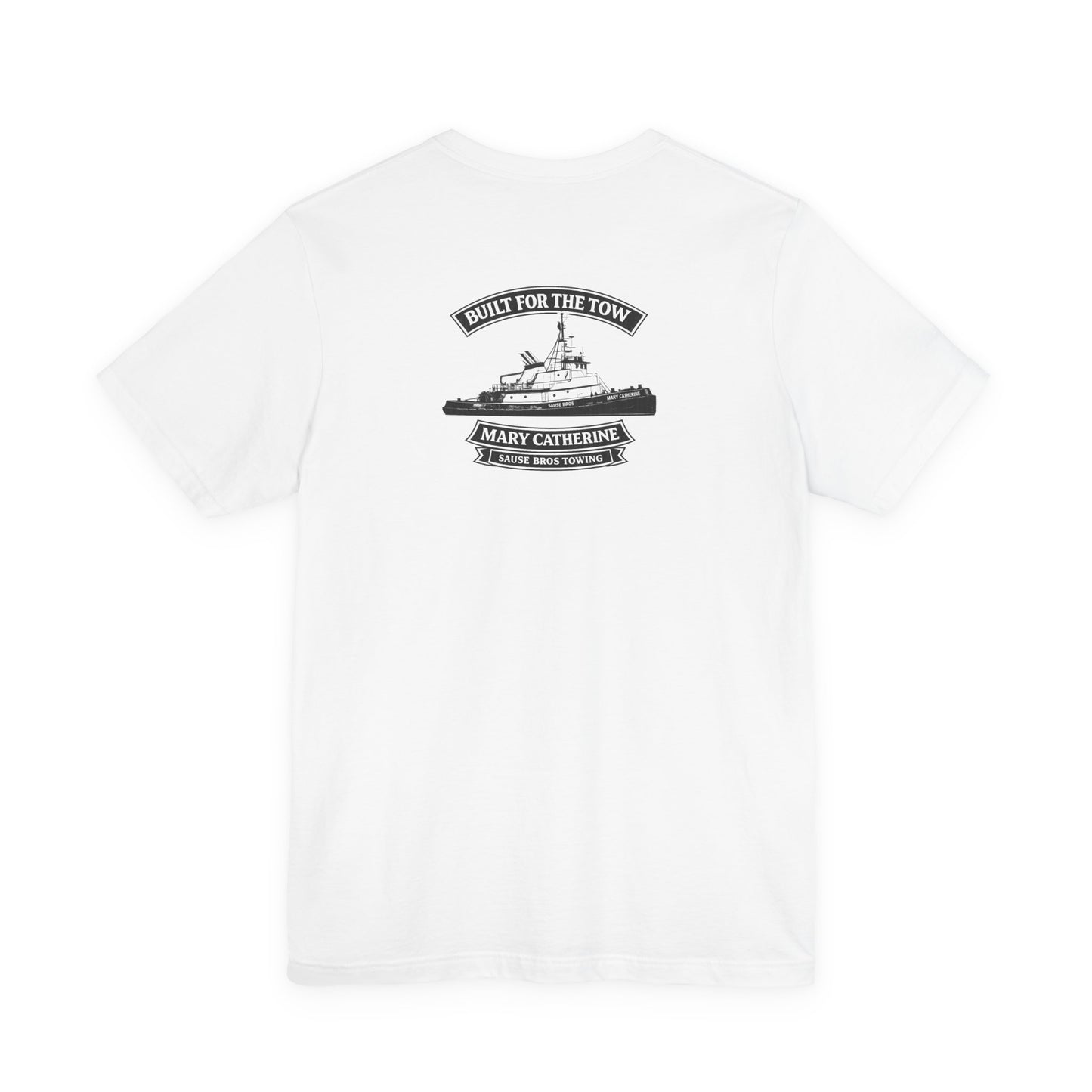 Built for the Tow T-Shirt — Tugboat Graphic with 'Built for the Tow' Text