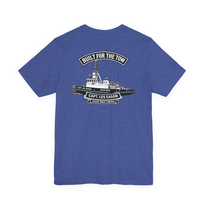 Tugboat Crew T‑Shirt — "Built for the Tow" Marine Crew Tee